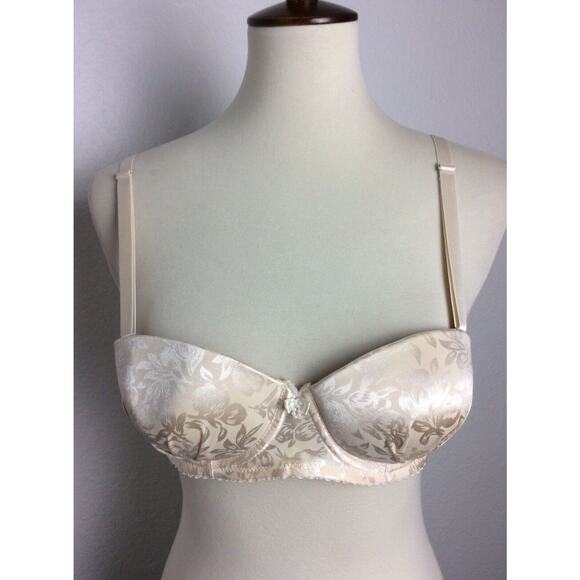 Rosa Lingerie Up Bra Floral Print Pleated Underwire - Picture 1 of 8